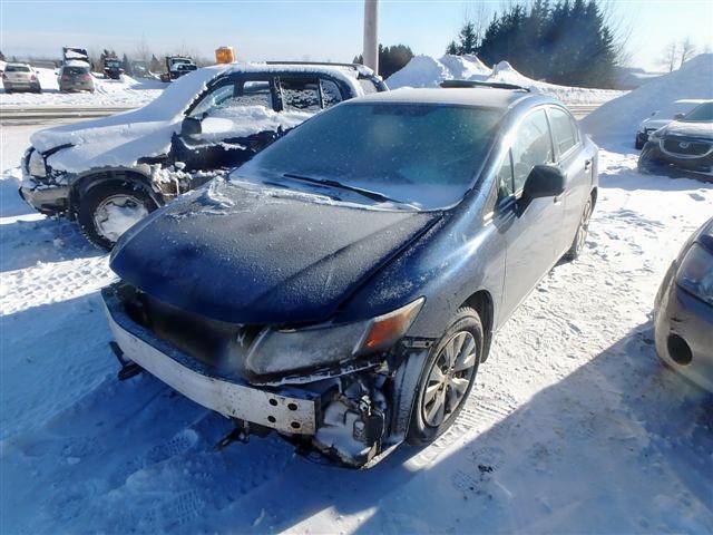 2HGFB2E23CH006967 - 2012 HONDA CIVIC DX BLUE photo 2