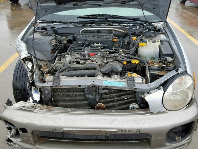 JF1GG68503G800036 - 2003 SUBARU IMPREZA OU SILVER photo 7