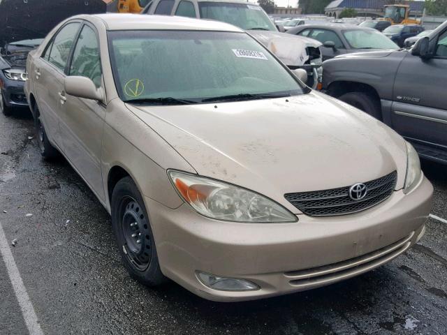 4T1BE32KX3U129964 - 2003 TOYOTA CAMRY GOLD photo 1