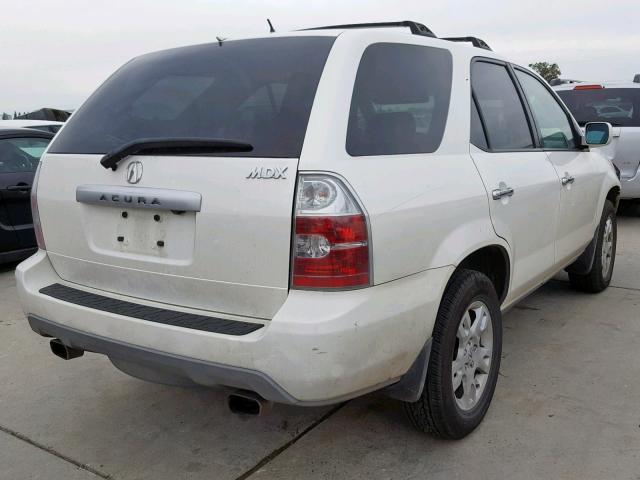 2HNYD18806H537635 - 2006 ACURA MDX TOURIN WHITE photo 4