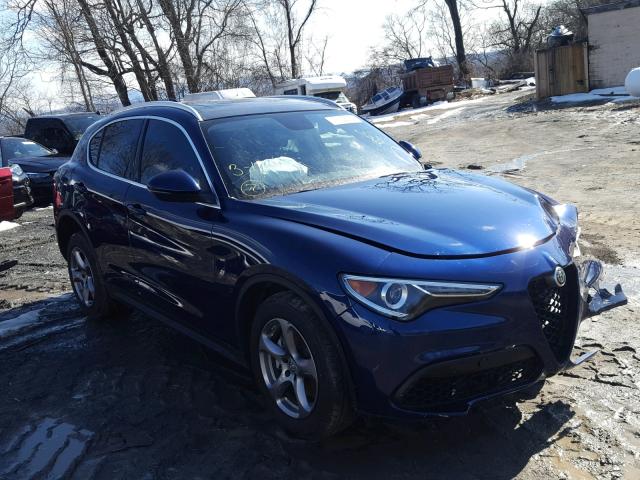 ZASFAKAN3J7B68843 - 2018 ALFA ROMEO STELVIO BLUE photo 1