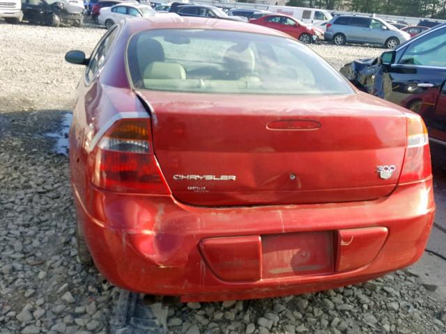 2C3AE66G82H130365 - 2002 CHRYSLER 300M RED photo 9