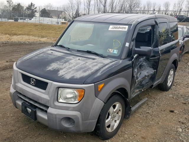 5J6YH28594L039644 - 2004 HONDA ELEMENT EX BLACK photo 2