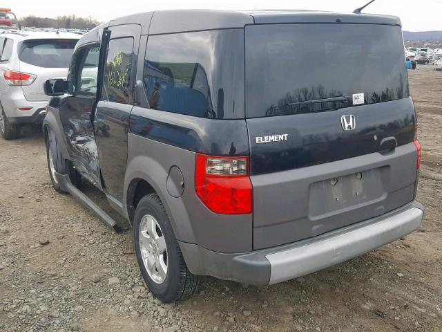 5J6YH28594L039644 - 2004 HONDA ELEMENT EX BLACK photo 3