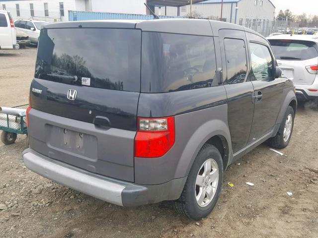 5J6YH28594L039644 - 2004 HONDA ELEMENT EX BLACK photo 4