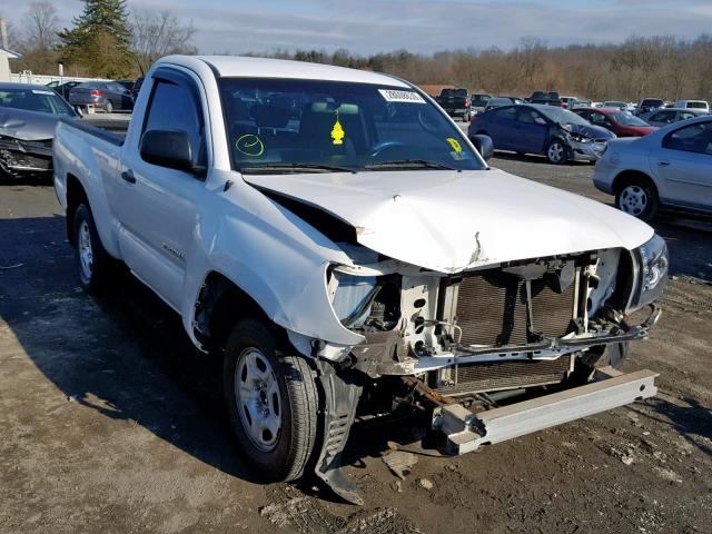 5TENX22N07Z338725 - 2007 TOYOTA TACOMA WHITE photo 1