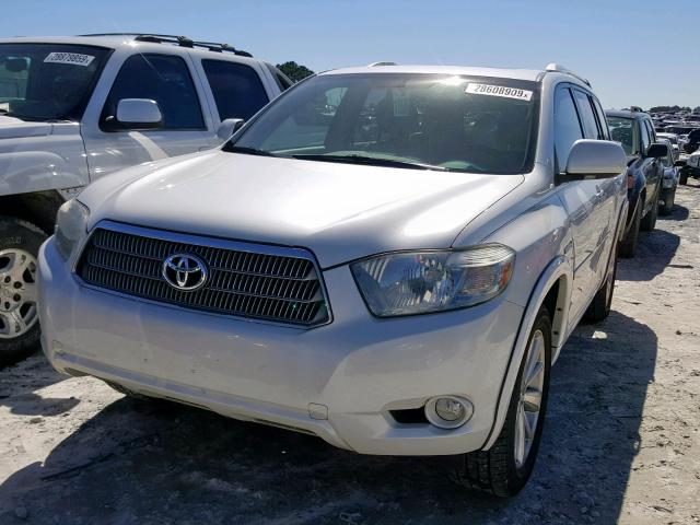 JTEJW3EH9A2044566 - 2010 TOYOTA HIGHLANDER WHITE photo 2