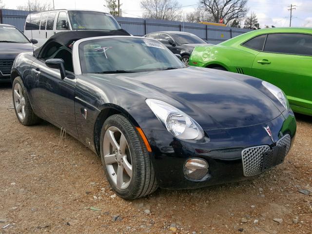 1G2MB35B08Y125637 - 2008 PONTIAC SOLSTICE BLACK photo 1