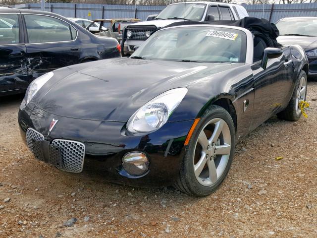 1G2MB35B08Y125637 - 2008 PONTIAC SOLSTICE BLACK photo 2