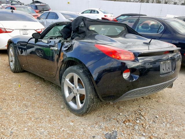 1G2MB35B08Y125637 - 2008 PONTIAC SOLSTICE BLACK photo 3