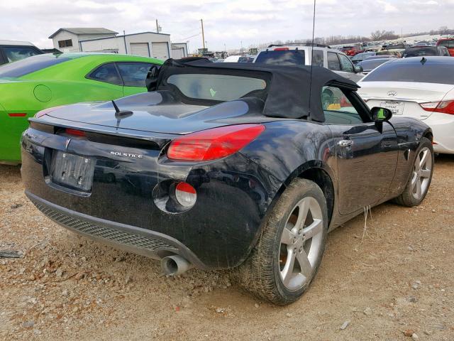 1G2MB35B08Y125637 - 2008 PONTIAC SOLSTICE BLACK photo 4