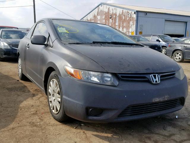 2HGFG12226H529823 - 2006 HONDA CIVIC DX BLACK photo 1