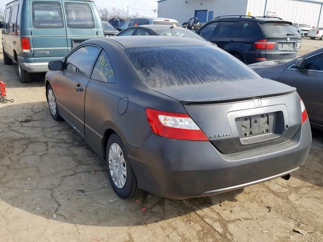 2HGFG12226H529823 - 2006 HONDA CIVIC DX BLACK photo 3