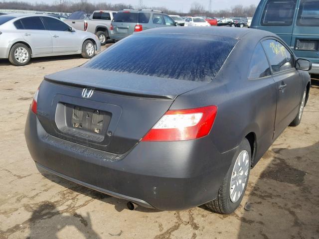 2HGFG12226H529823 - 2006 HONDA CIVIC DX BLACK photo 4