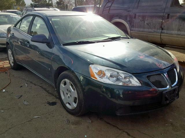 1G2ZF55B164286556 - 2006 PONTIAC G6 SE GREEN photo 1