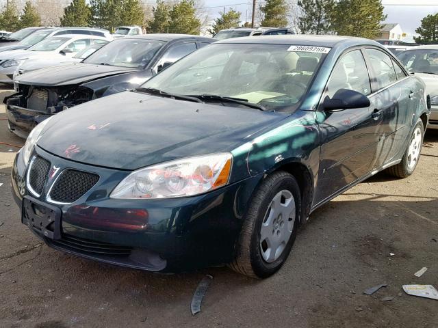 1G2ZF55B164286556 - 2006 PONTIAC G6 SE GREEN photo 2