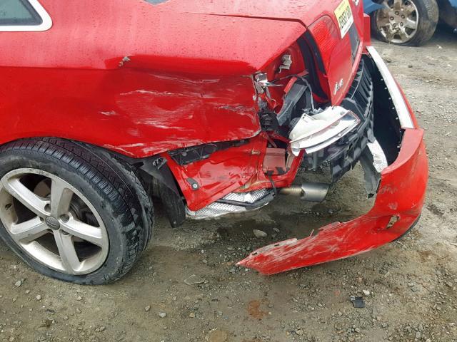 WAUDH78E97A210343 - 2007 AUDI A4 3.2 QUA RED photo 9