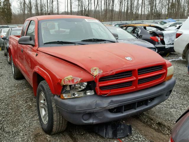 1D7HL12XX3S133793 - 2003 DODGE DAKOTA SXT RED photo 1