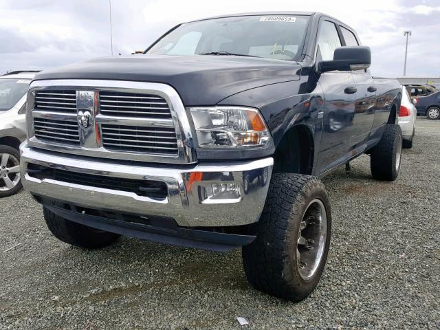 3D7TT2CT9BG512009 - 2011 DODGE RAM 2500 BLACK photo 2