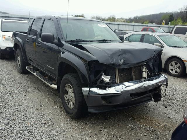 1GTDS136248224458 - 2004 GMC CANYON BLACK photo 1