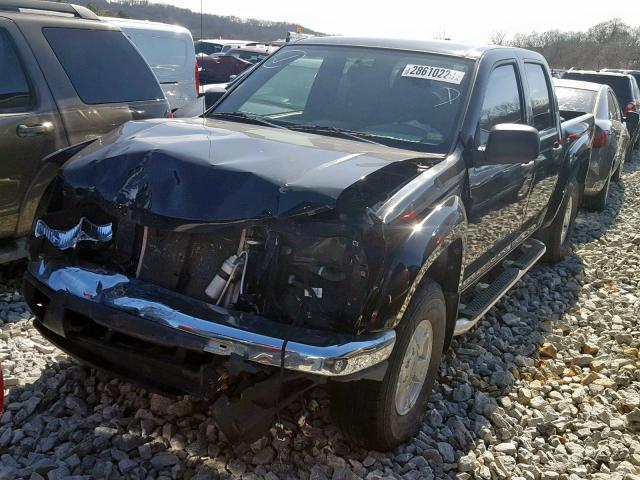 1GTDS136248224458 - 2004 GMC CANYON BLACK photo 2