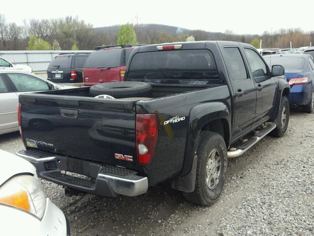 1GTDS136248224458 - 2004 GMC CANYON BLACK photo 4