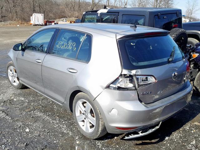 3VWRA7AU7FM073092 - 2015 VOLKSWAGEN GOLF TDI SILVER photo 3