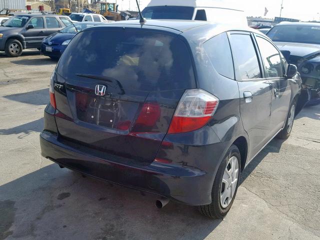 JHMGE8H30DC080125 - 2013 HONDA FIT BLACK photo 4