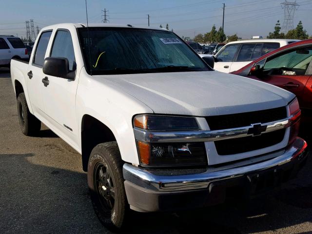 1GCCS136858269210 - 2005 CHEVROLET COLORADO WHITE photo 1