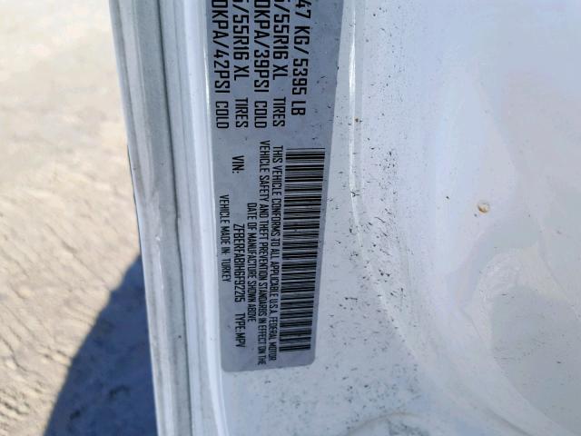 ZFBERFAB1H6F92215 - 2017 RAM PROMASTER 白色 照片 10