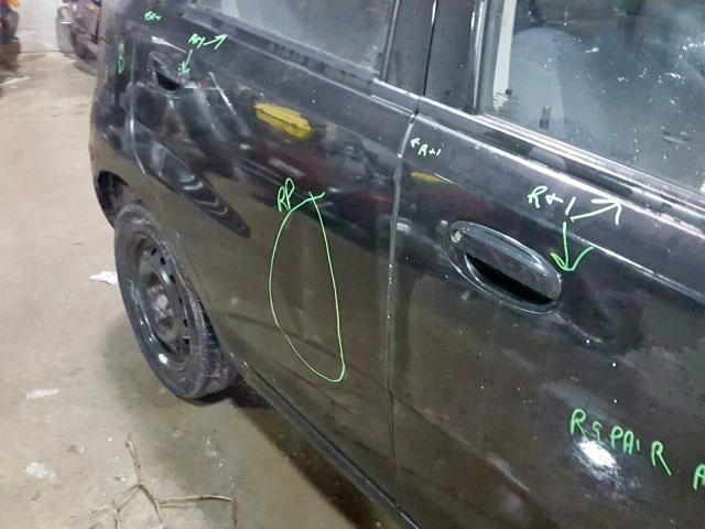 KL1TD66628B233448 - 2008 CHEVROLET AVEO BASE შავი ფოტო 9