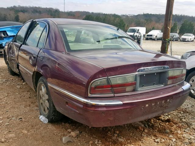 1G4CW54K354104689 - 2005 BUICK PARK AVENU BURGUNDY photo 3