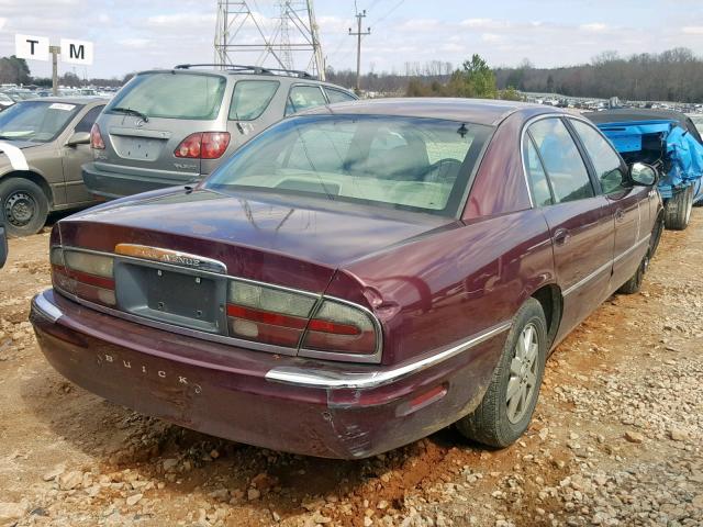 1G4CW54K354104689 - 2005 BUICK PARK AVENU BURGUNDY photo 4