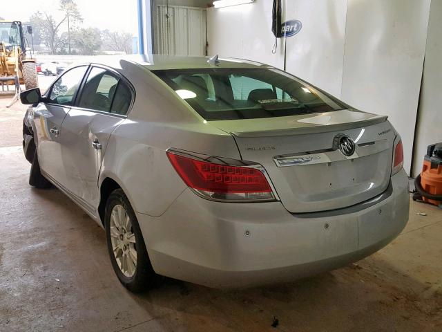 1G4GA5EC5BF154940 - 2011 BUICK LACROSSE C GRAY photo 3