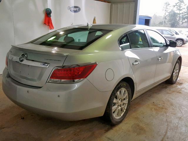 1G4GA5EC5BF154940 - 2011 BUICK LACROSSE C GRAY photo 4