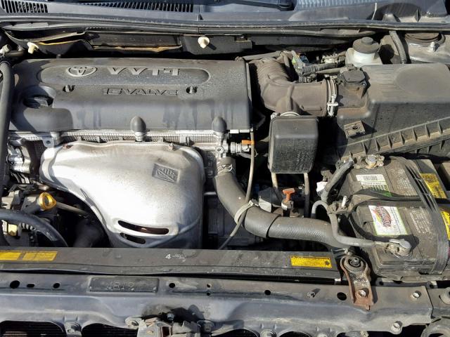 JTKDE177350051486 - 2005 TOYOTA SCION TC შავი ფოტო 7