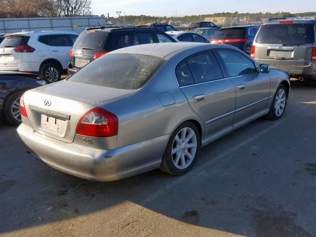 JNKBF01A32M002544 - 2002 INFINITI Q45 GRAY photo 4