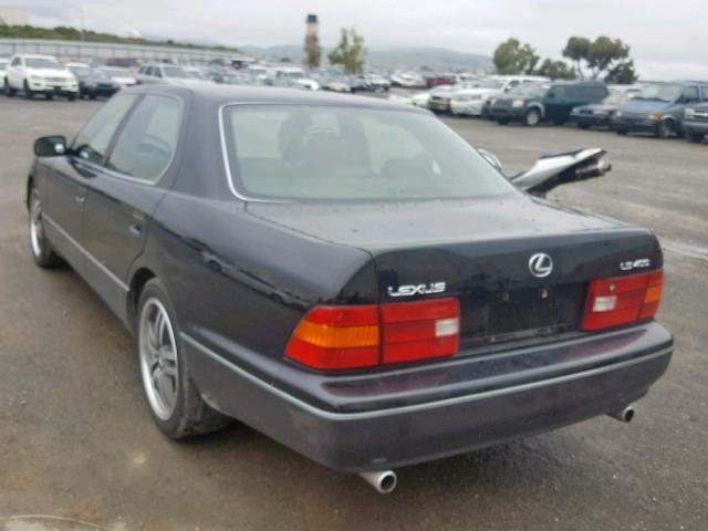 JT8BH28F7Y0171781 - 2000 LEXUS LS 400 BLACK photo 3