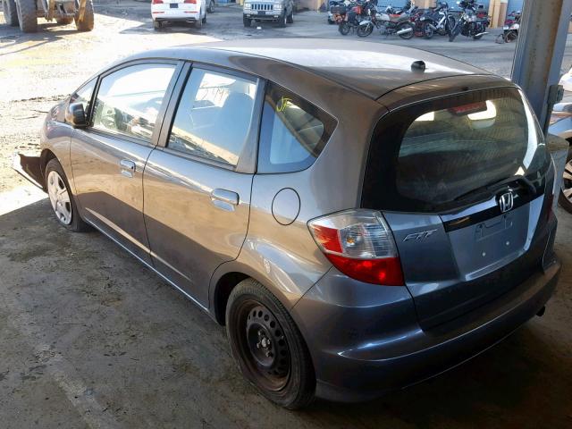 JHMGE8H37CC017215 - 2012 HONDA FIT GRAY photo 3