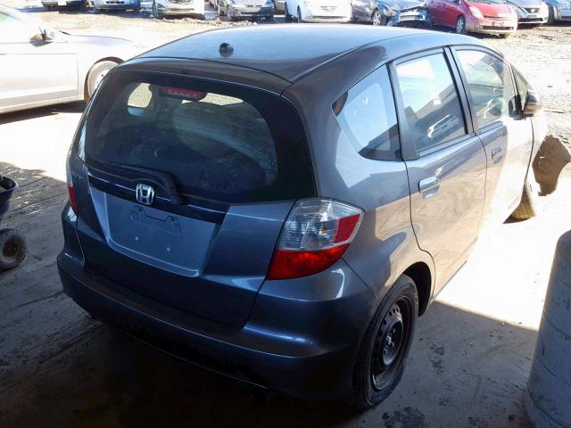 JHMGE8H37CC017215 - 2012 HONDA FIT GRAY photo 4