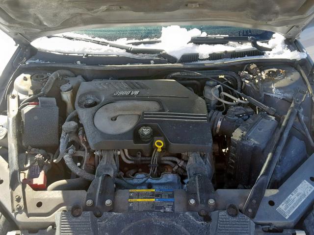 2G1WU581469372182 - 2006 CHEVROLET IMPALA LTZ GRAY photo 7