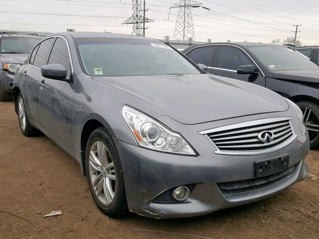 JN1CV6AR5DM769996 - 2013 INFINITI G37 GRAY photo 1