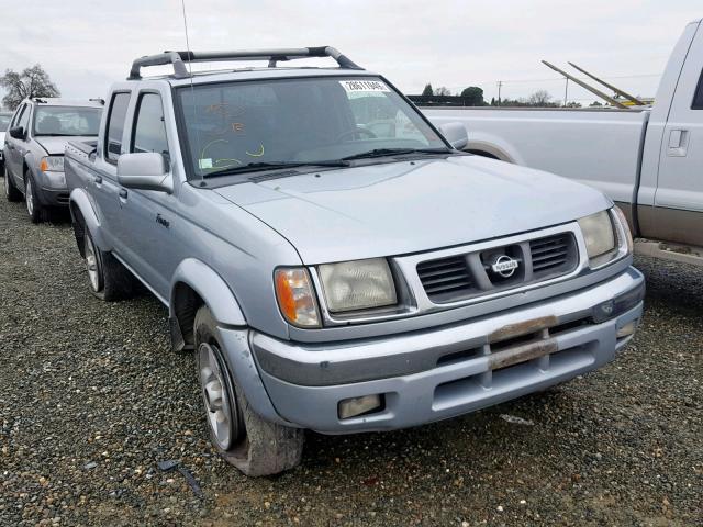 1N6ED27Y0YC407566 - 2000 NISSAN FRONTIER C GRAY photo 1