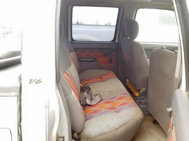 1N6ED27Y0YC407566 - 2000 NISSAN FRONTIER C GRAY photo 6