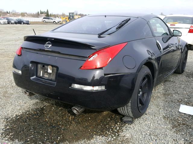 JN1BZ34D48M706540 - 2008 NISSAN 350Z COUPE BLACK photo 4