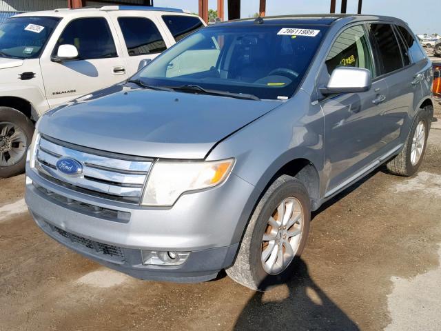 2FMDK38CX7BB66722 - 2007 FORD EDGE SEL SILVER photo 2