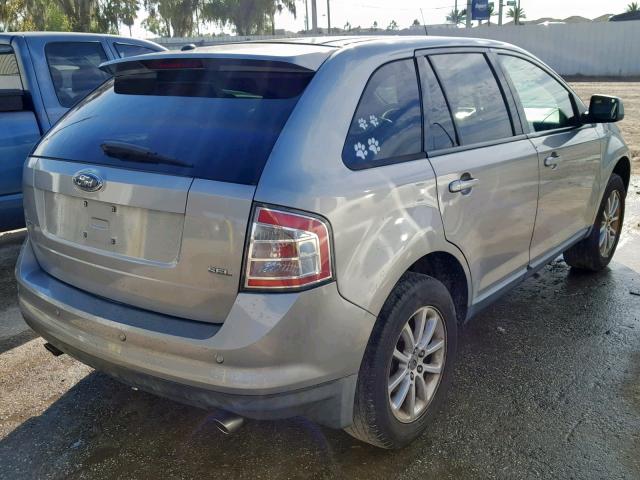 2FMDK38CX7BB66722 - 2007 FORD EDGE SEL SILVER photo 4