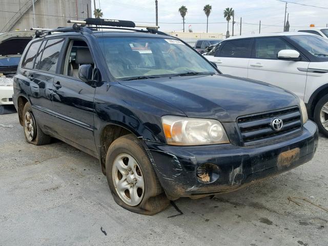 JTEGD21A970161104 - 2007 TOYOTA HIGHLANDER BLACK photo 1