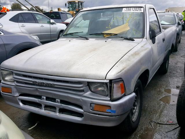 JT4RN81A1M0080560 - 1991 TOYOTA PICKUP 1/2 GRAY photo 2