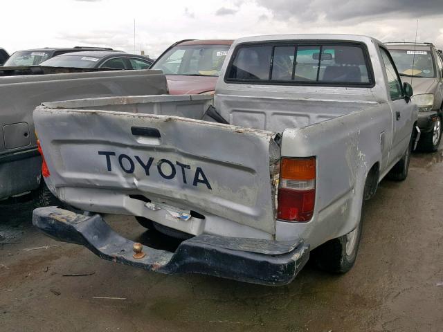 JT4RN81A1M0080560 - 1991 TOYOTA PICKUP 1/2 GRAY photo 4